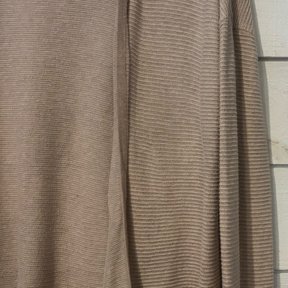 Marled Anthropology Beige Open-Front Cardigan in size Large. Great condition! - Picture 5 of 15